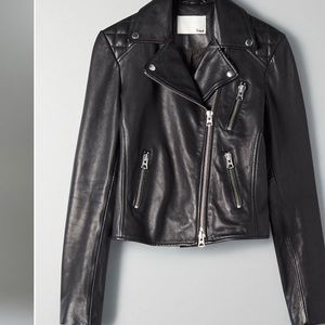 Aritzia (Wilfred Free) - Richard Biker Leather Jacket